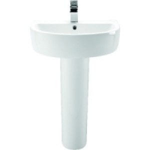 Wickes Style Basin with Full Pedestal 600mm £123.00