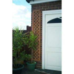 Wickes Fence Top Trellis Diamond Lattice 1830mmx300mm Autumn