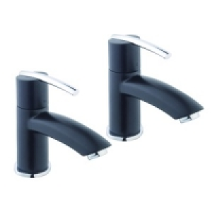 Wickes Versaille Bath Taps Black £81.00