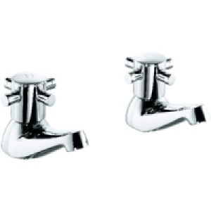 Wickes Orian Contemporary Bath Taps Chrome