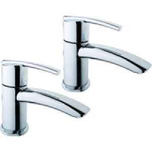 Wickes Versaille Basin Taps Chrome