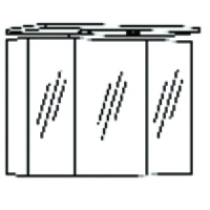 Wickes Bathroom Mirror Cabinet Walnut 1200mm