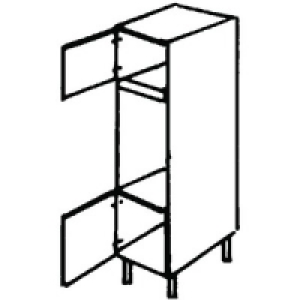 Wickes New Jersey Double Oven Housing Unit 600mm £404.00