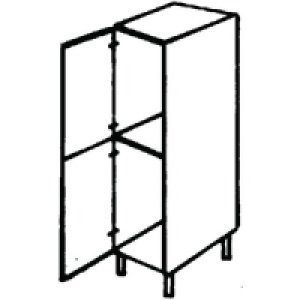 Wickes New Jersey Fridge/Freezer Tower 600mm