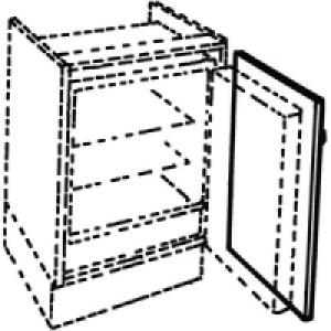 Wickes Calgary Highline Door 600x731mm