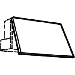 Wickes Calgary Cooker Hood Door 600x437mm