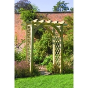 Forest Garden Grieg Arch 1.36x2.2x1.82m Natural £259.99