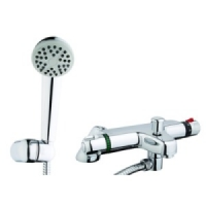 Wickes Atherton Bath Shower Mixer Chrome