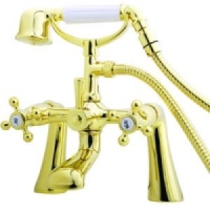 Wickes  Wickes Classic Bath Shower Mixer Gold