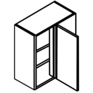 Wickes Oban Closed Corner Wall Unit 625mm