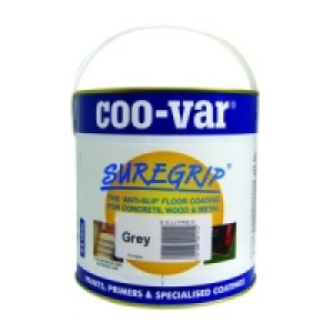 Coo-Var Suregrip Anti-Slip Floor Paint Grey 2.5L £29.99