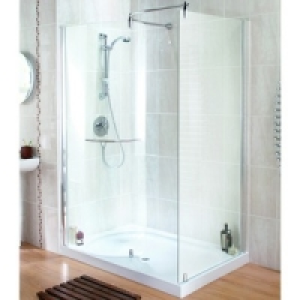 Wickes Contemporary Walk-In Enclosure With Tray 1400x900mm