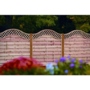 Wickes Bristol Fence Panel 1.8mx1.8m Integrated Trellis