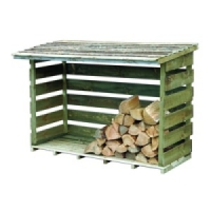 Forest Garden Log Store 1290x1830x880mm Natural