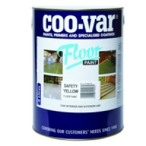 Coo-Var Floor Paint Safety Yellow 5L £34.99