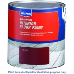 Wickes Interior Floor Paint White 2.5L