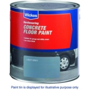 Wickes  Wickes Concrete Floor Paint Brick Red 2.5L