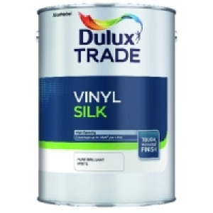 Dulux Trade Vinyl Silk Emulsion Paint Pure Brilliant White 5