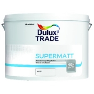 Dulux Trade Supermatt Emulsion Paint White 10L