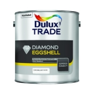 Dulux Trade Diamond Quick Dry Eggshell Emulsion Paint Pure B £35.98
