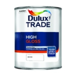 Dulux Trade High Gloss Paint White 1L £11.70