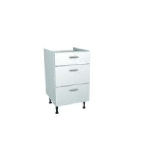 Wickes Miami Drawer Unit White 500mm