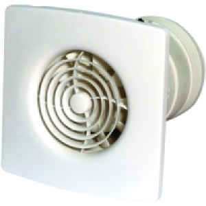 Wickes Low Noise Extractor Fan with Timer 100mm