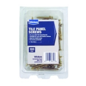 Wickes Tile Panel Screws Pack 100