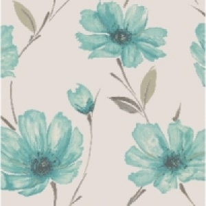 Graham & Brown Spirit Decorative Wallpaper Teal 10m