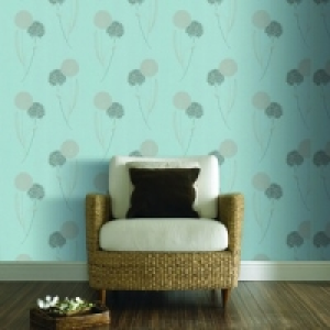 Graham & Brown Essence Alium Decorative Wallpaper Duck Egg 1 £17.49