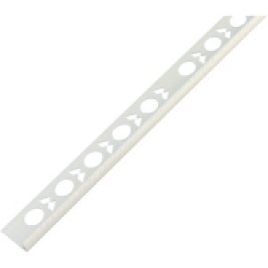 Wickes Tile Trim White PVC 6mmx2.44m