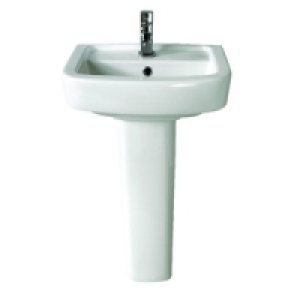 Wickes Capri Basin with Full Pedestal 450mm £96.00