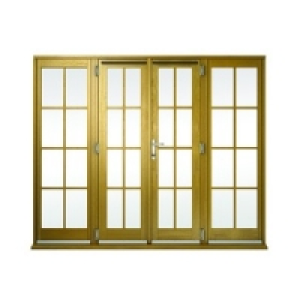Wickes Albery Georgian Bar Solid Oak French Doors 9ft With 2 £2.85