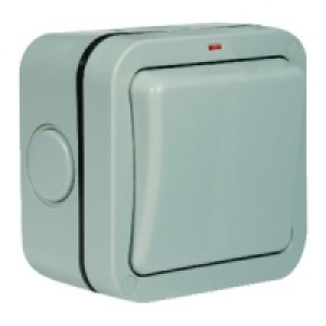 Masterplug IP66 20A Switch 1 Gang 2 Way WP12 £8.49