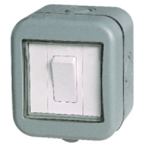 Masterplug IP55 10A Switch 1 Gang 2 Way WPB12 £7.99