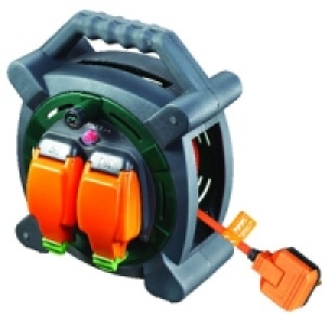 Masterplug Weatherproof Garden Extension Lead Reel 20m 13A I
