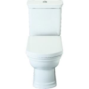 Wickes Belize Toilet Pan, Cistern with Toilet Seat