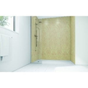 Wickes Champagne Gloss Laminate 1200x900mm 2 sided Shower Pa £442.00