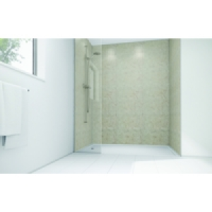 Wickes Sorrento Marble Laminate 1200x900mm 3 sided Shower Pa