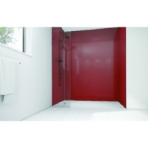 Wickes High Gloss Rouge Laminate 1700x900mm 2 sided Shower P &pound;583.00