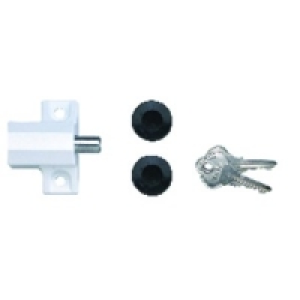 Yale P-114-WE Patio Door Lock White &pound;8.99