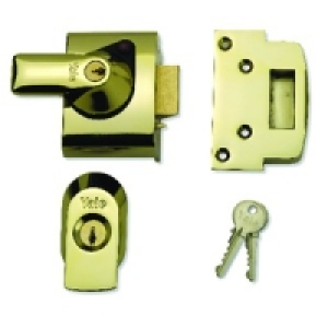 Yale P-BS2-BLX-PB-40 BS High Security Nightlatch 40mm Brass &pound;57.99