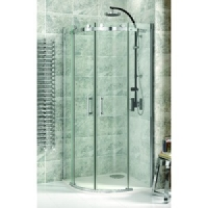 Wickes Quadrant Frameless Roller Enclosure Chrome 900mm £668.00