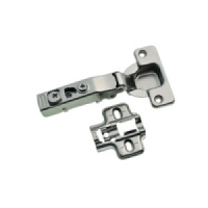 Wickes 110 Degree Clip On Cabinet Hinge Nickel Plated 35mm 2 £8.99