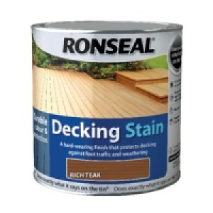 Ronseal Ultra Tough Deck Stain Rich Teak 2.5L