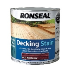 Ronseal Ultra Tough Deck Stain Rich Mahogany 2.5L