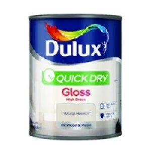 Dulux Quick Dry Gloss Natural Hessian 750ml £11.99