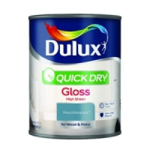Dulux Quick Dry Gloss Proud Peacock 750ml £11.99