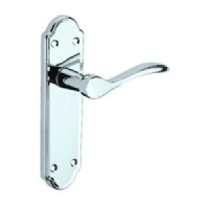 Wickes Romano Latch Handle Polished Chrome Finish £11.19