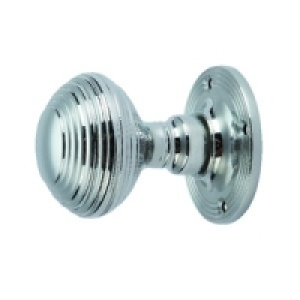 Wickes Ringed Mortice Knob Polished Chrome Finish £10.39